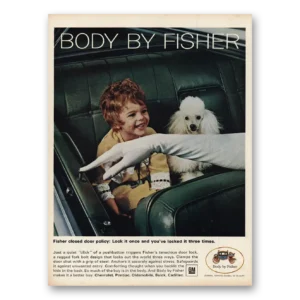 1966 Body by Fisher Print Ad | Closed Door