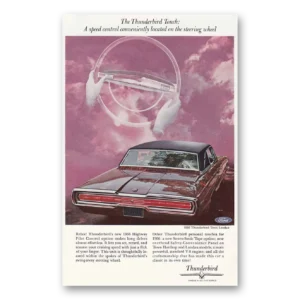 1966 Ford Thunderbird Print Ad | Town Landau