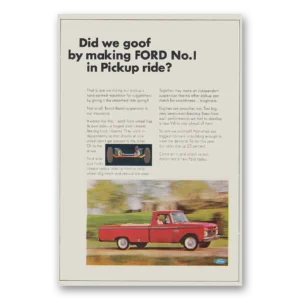 1966 Ford Pickup Print Ad | Goof