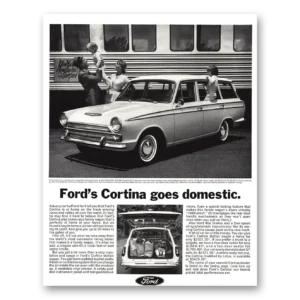 1966 Ford Cortina Print Ad | Goes Domestic