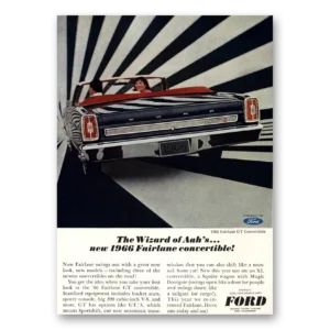 1966 Ford Fairlane Print Ad | Wizard Aahs