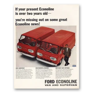 1966 Ford Econoline Van Print Ad | Missing Out