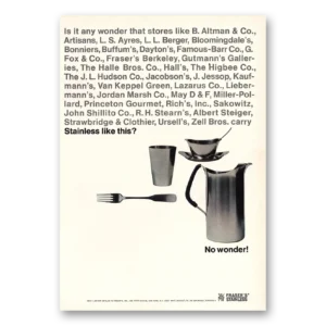 1966 Frasers Stainless Print Ad | Any Wonder Stores Like