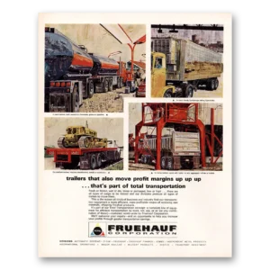 1966 Fruehauf Trailer Print Ad | Profit Margins
