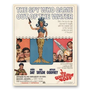 1966 Metro Goldwyn Mayer Print Ad | Glass Bottom Boat Promo