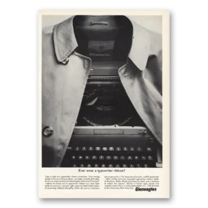 1966 Gleneagles Print Ad | Ever Wear Typewriter Ribbon