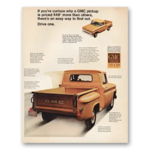 1966 GMC Print Ad | If You're Curious Drive One