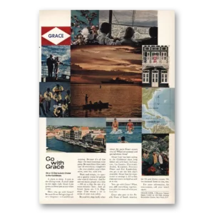 1966 Grace Line Print Ad | Go With Grace