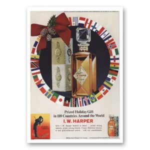 1966 I W Harper Whiskey Print Ad | Prized Holiday