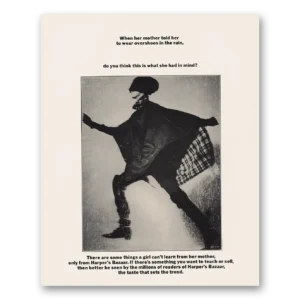 1966 Harpers Bazaar Print Ad | Mother Told Her