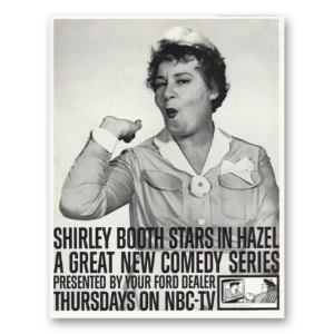 1966 NBC National Broadcasting Print Ad | Shirley Booth Hazel Promo