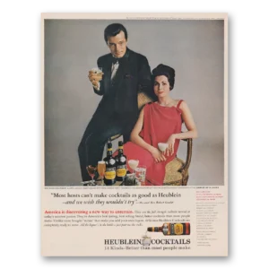 1966 Heublein Print Ad | Robert Goulet