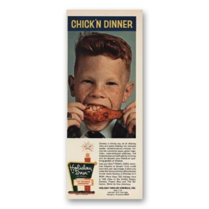 1966 Holiday Inn Print Ad | Chick N Dinner Sunday Family Day