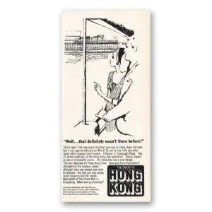 1966 Hong Kong Print Ad | Definitely Wasn’t There Before