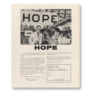 1966 Project Hope Print Ad | Maiden Voyage