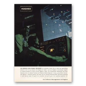 1966 Hughes Aircraft Print Ad | All Seeing Eyes