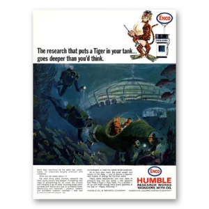 1966 Humble Oil Print Ad | Goes Deeper