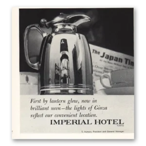 1966 Imperial Hotel Print Ad | First By Lantern Glow