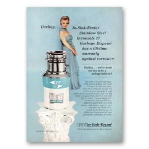 1966 In Sink Erator Print Ad | Darling Stainless