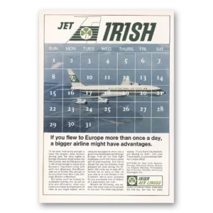 1966 Irish Aer Lingus Print Ad | Europe