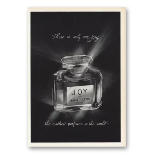 1966 Jean Patou Print Ad | There Is Only One