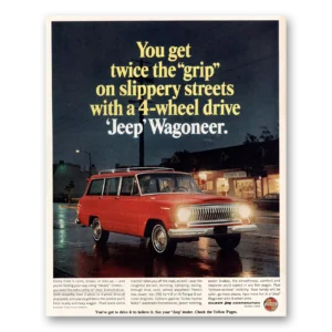 1966 Jeep Wagoneer Print Ad | Twice Grip