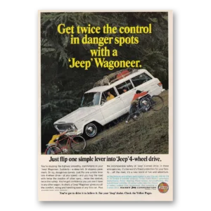 1966 Jeep Wagoneer Print Ad | Danger Spots