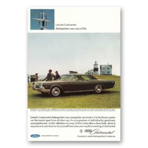 1966 Lincoln Continental Print Ad | Lighthouse