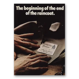 1966 London Fog Print Ad | Raincoat
