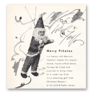 1966 Lord & Taylor Print Ad | Merry Pinatas
