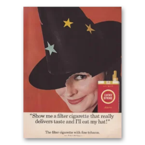 1966 Lucky Strike Cigarettes Print Ad | Show Me
