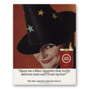 1966 Lucky Strike Cigarettes Print Ad | Show Me