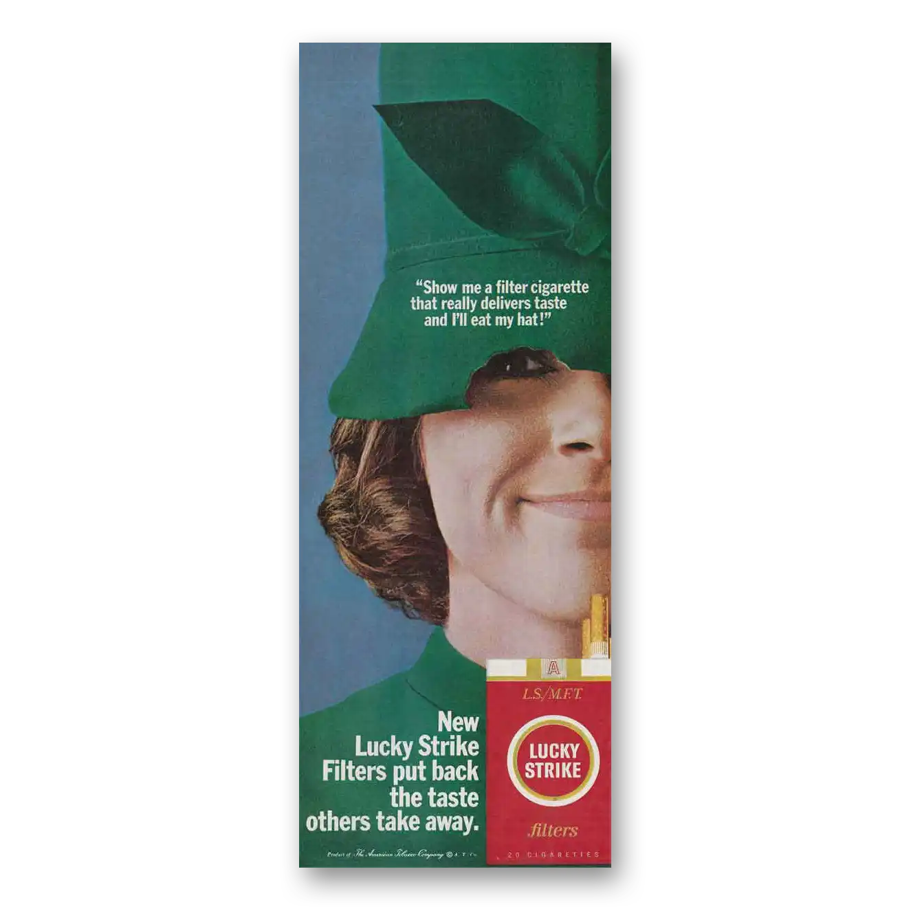 1966 Lucky Strike Cigarettes Print Ad | Eat My Hat