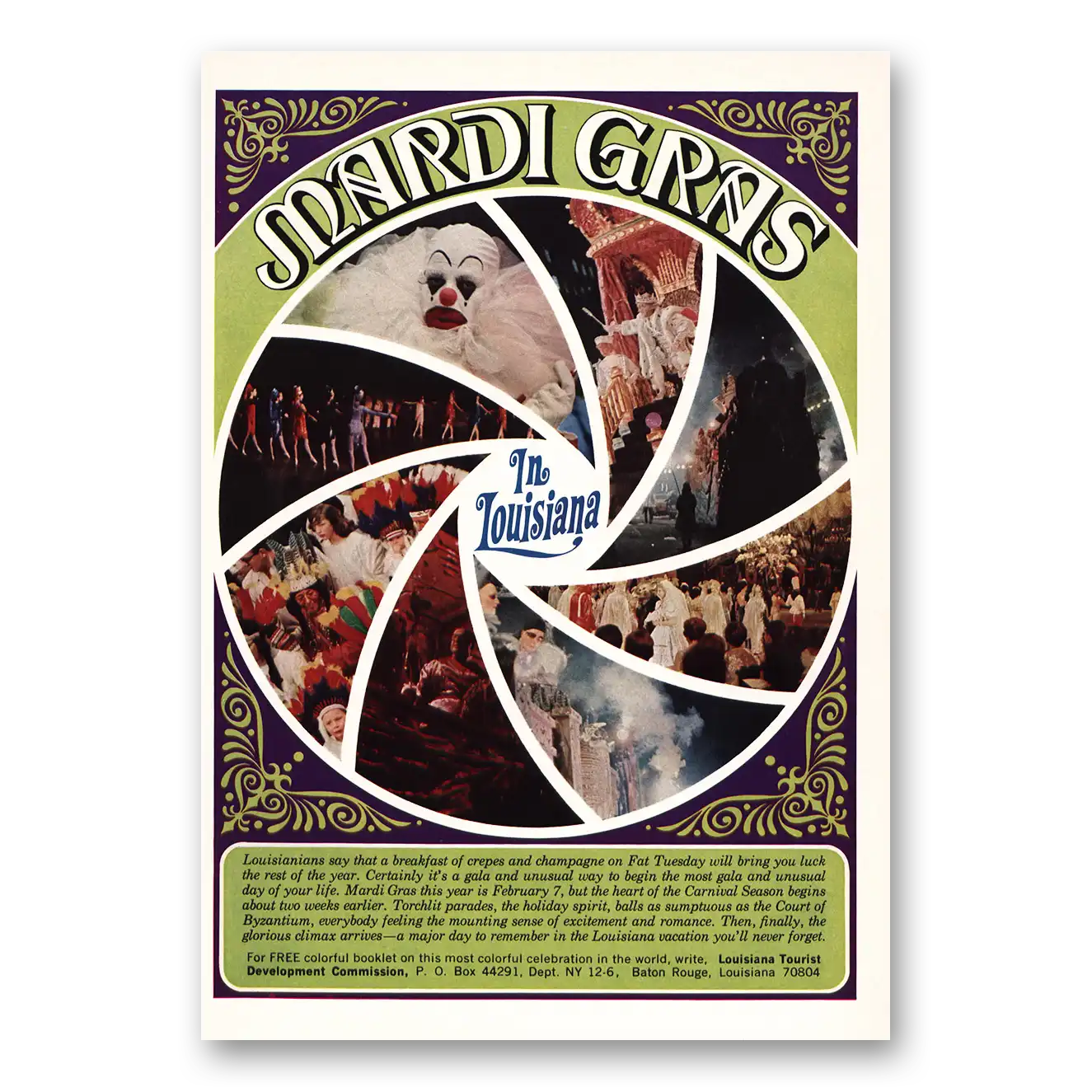 1966 Louisiana Print Ad | In Louisiana