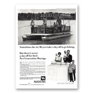 1966 Maytag Washer Dryer Print Ad | Six Meyers