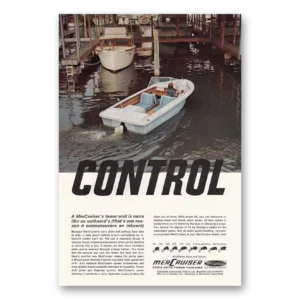 1966 MerCruiser Stern Drive Print Ad | Lower Unit