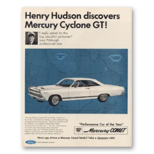 1966 Mercury Comet Print Ad | Cyclone Gt