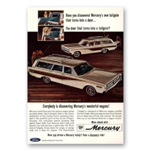1966 Mercury Colony Park Print Ad | Wonderful Wagons