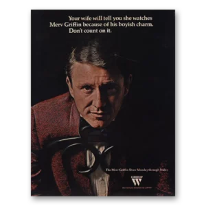 1966 Group W Print Ad | Merv Griffin Show