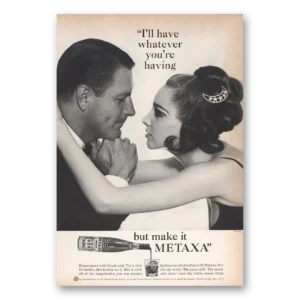 1966 Metaxa Print Ad | Have Whatever