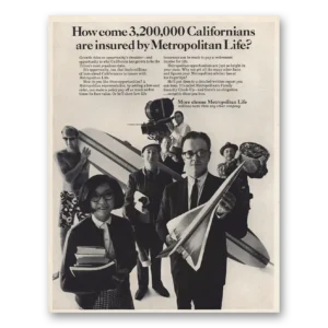 1966 Metropolitan Life Insurance Print Ad | Californians