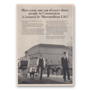 1966 Metropolitan Life Insurance Print Ad | Connecticut