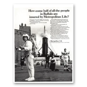 1966 Metropolitan Life Insurance Print Ad | People Buffalo