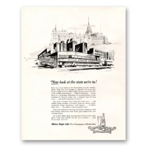 1966 Miller Beer Print Ad | Look At State