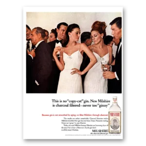 1966 Milshire Gin Print Ad | No Copy Cat