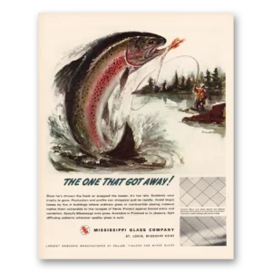 1966 Mississippi Glass Print Ad | Got Away