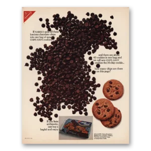 1966 Chips Ahoy Cookies Print Ad | If You Hate Arithmetic