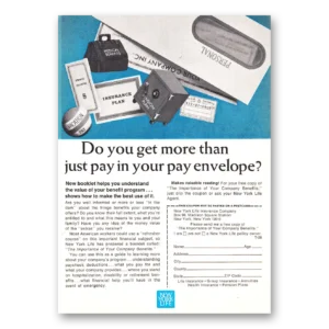 1966 New York Life Insurance Print Ad | Get More