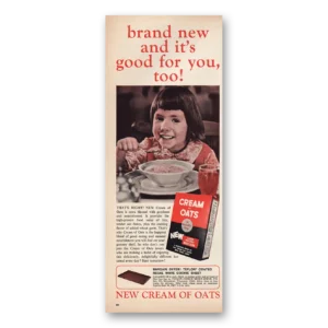 1966 Cream of Oats Print Ad | Good
