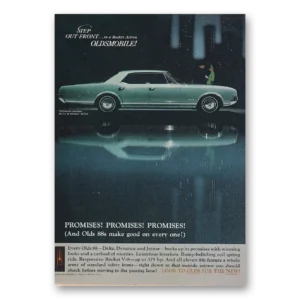 1966 Oldsmobile Toronado Print Ad | Promises